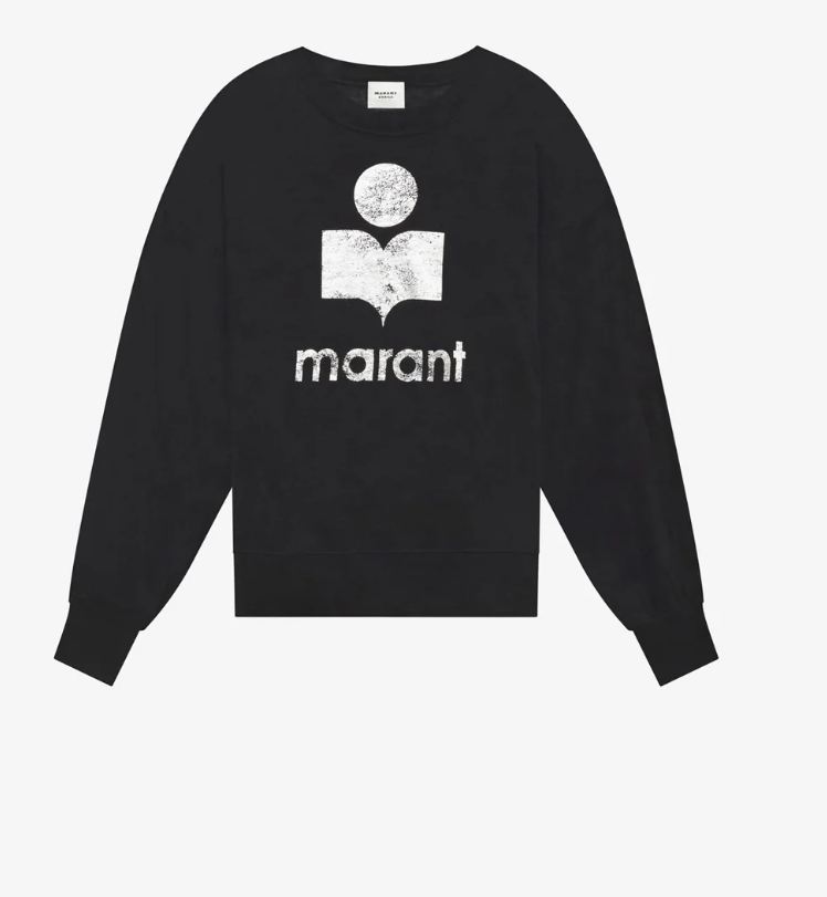 Camiseta I Marant Klowia negra plata